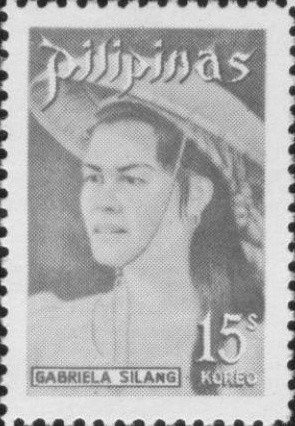 Gabriela Silang on a 1974 stamp of the Philippines